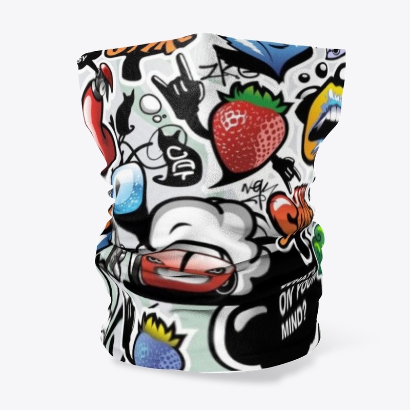 Unique Drippin' Graffiti Print
