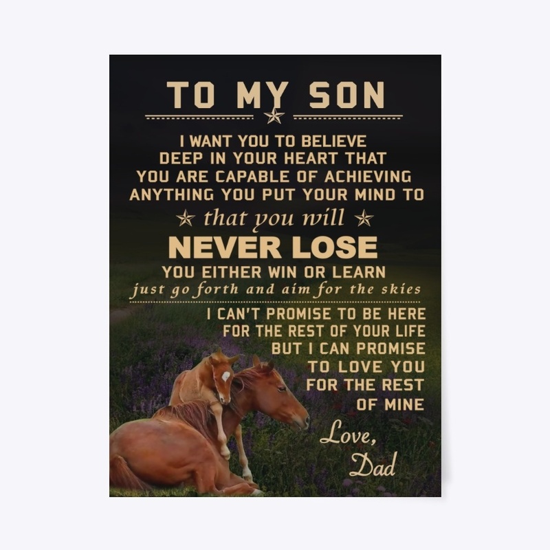 Hourse poster Dad to son
