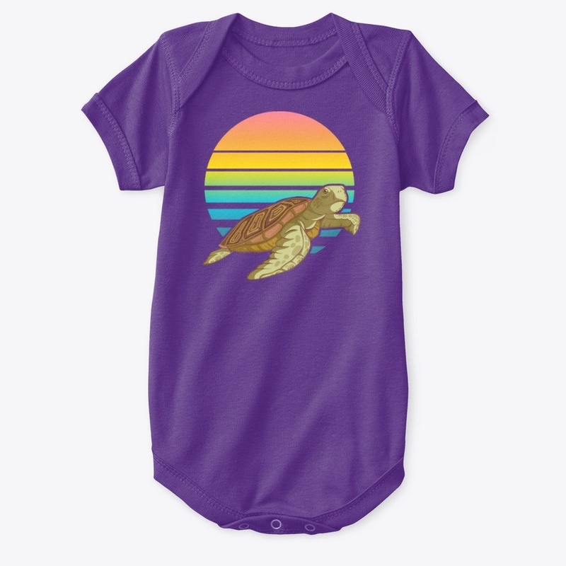 Sea turtle onesie