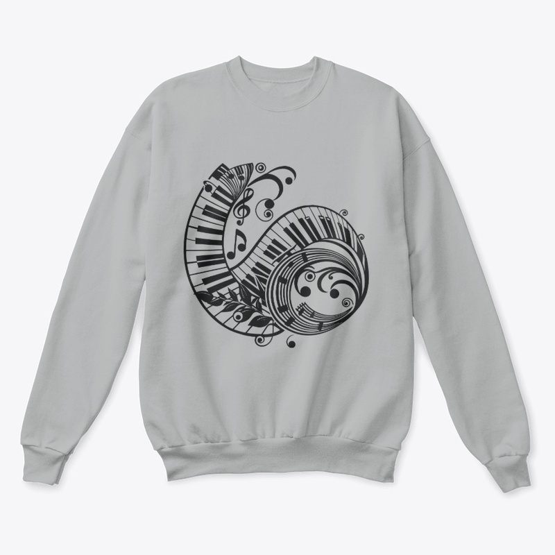 Piano musical Notes T-Shirt Design