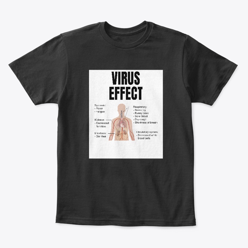 CORVID 19 VIRUS EFFECT T SHIRT