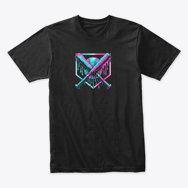 Baseball Drip For Boys  Baseball T-Shirt