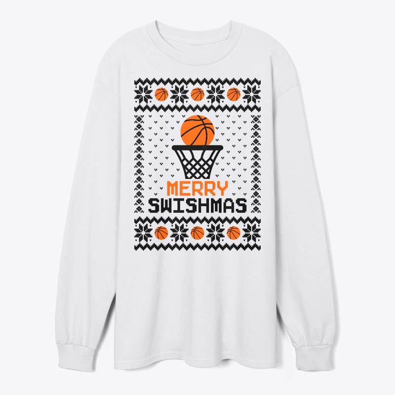 Merry Swishmas Basketball Ugly Sweater