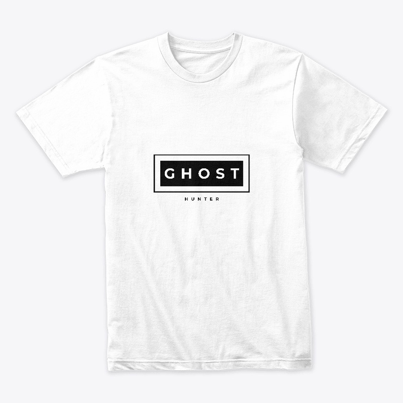 Ghost hunter Block styl black leters 