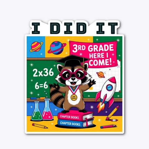 3rd Here I Come, Graduation 2025 Standard T-Shirt Front