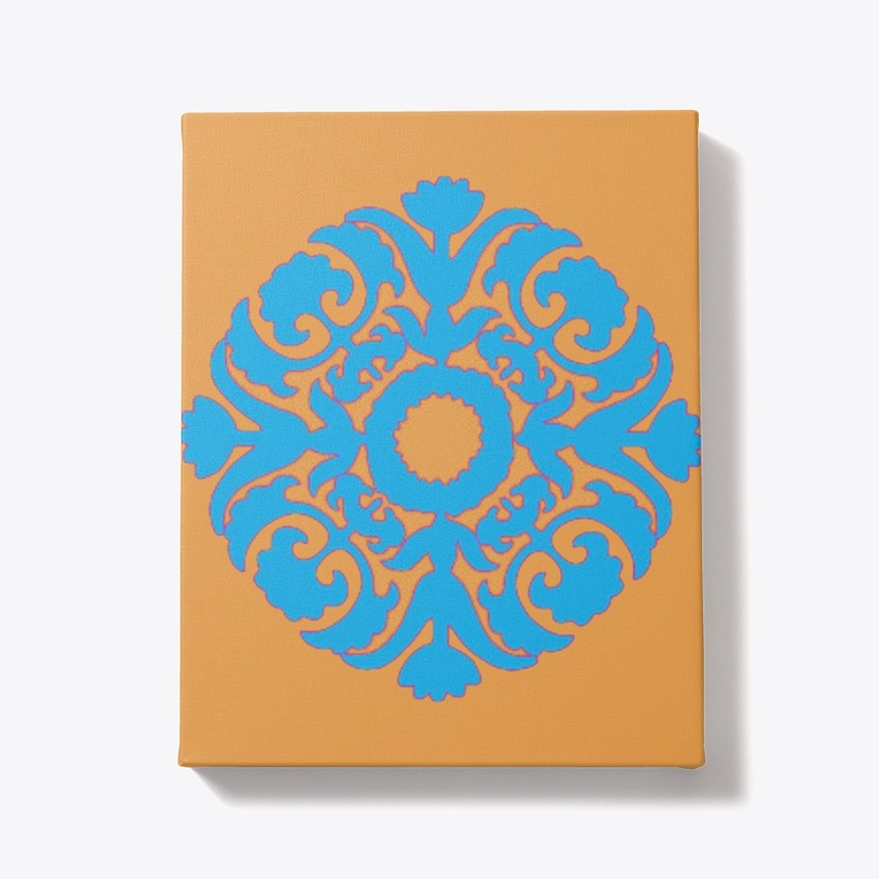 Tangerine And Turquoise