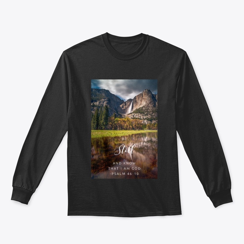 Mountain waterfall, Be still and know