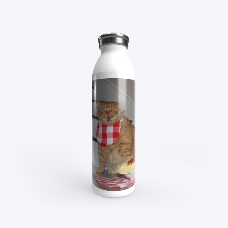 Pastacat48 Stainless 20z Water Bottle