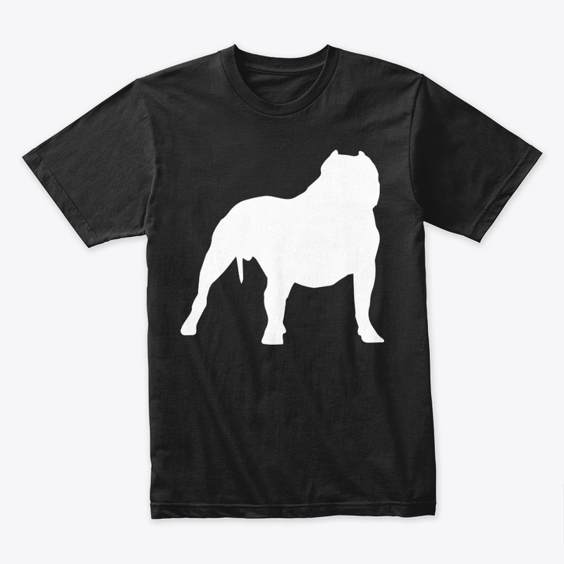 White Badboy Tyson  ( pitbull) design