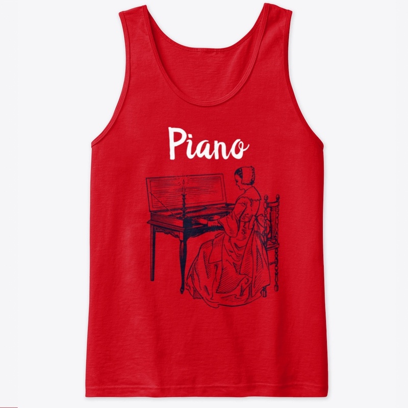 Piano design T-shirt