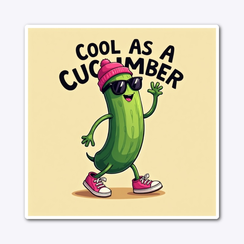Cool as a cucumber 