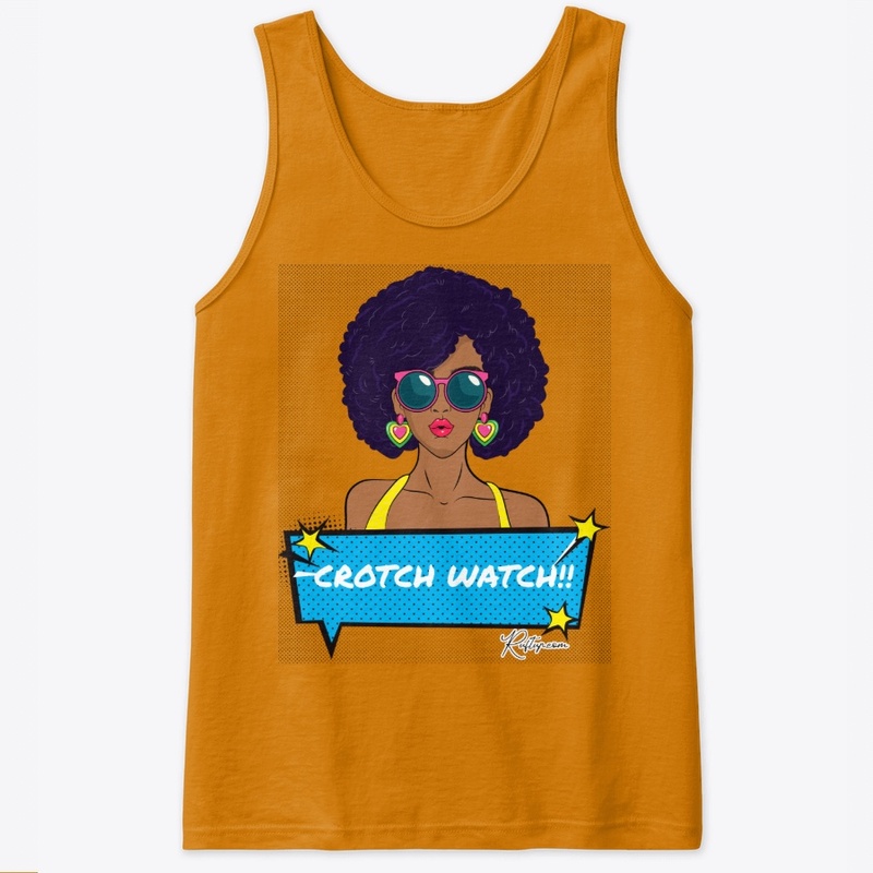 Crotch Watch Pop Art Afro Woman