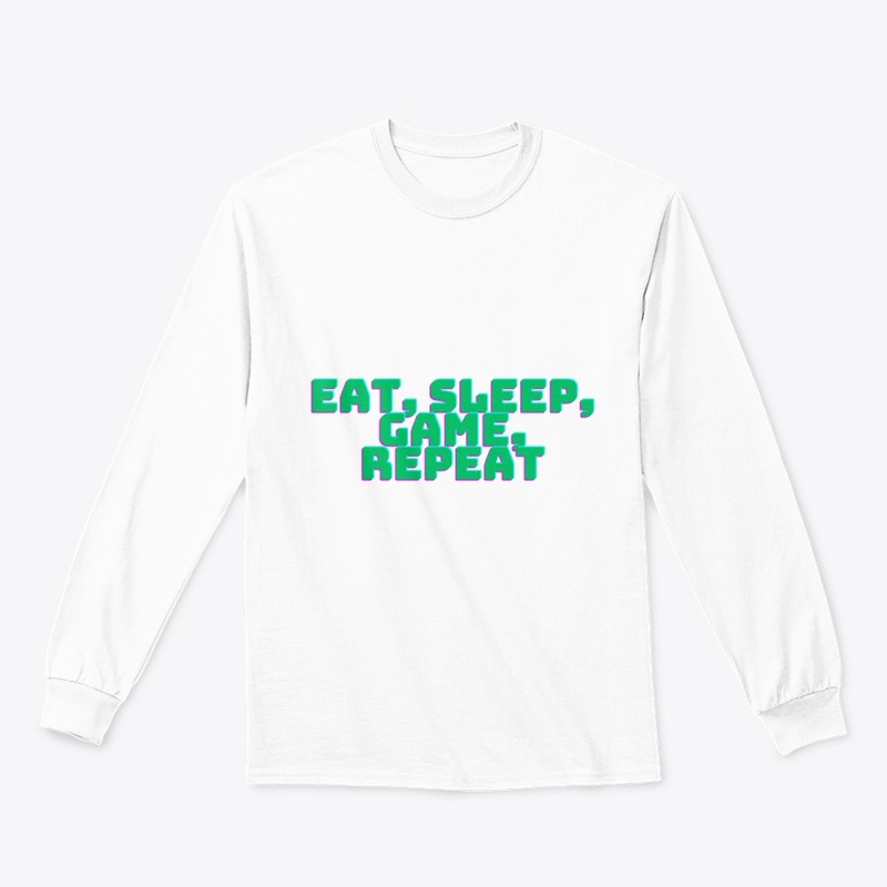 Eat, Sleep, Game, Repeat T-Shirt Design