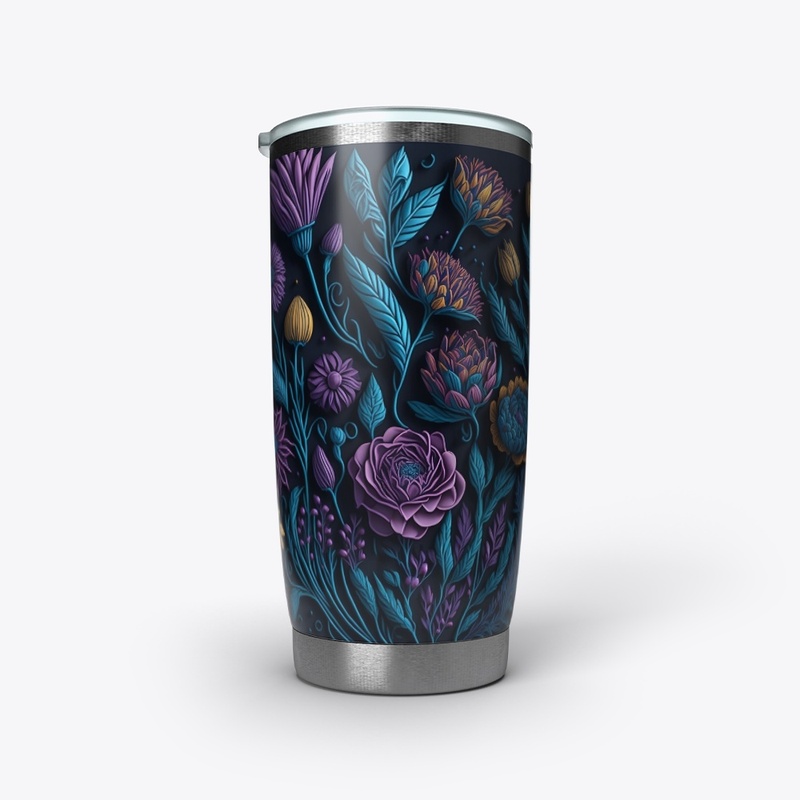 3d Colorful wrapped Stainless tumbler 