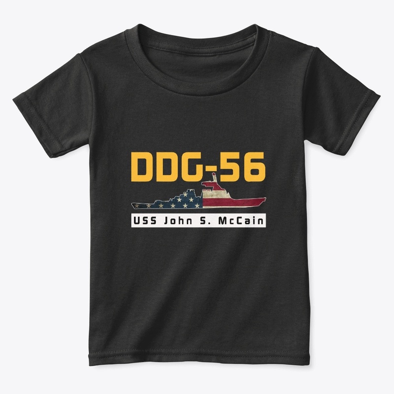 USS John S McCain DDG-56 T-shirt.