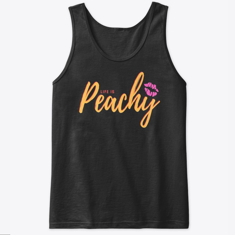 Life Is Peachycool Topfunny Cute Graphic