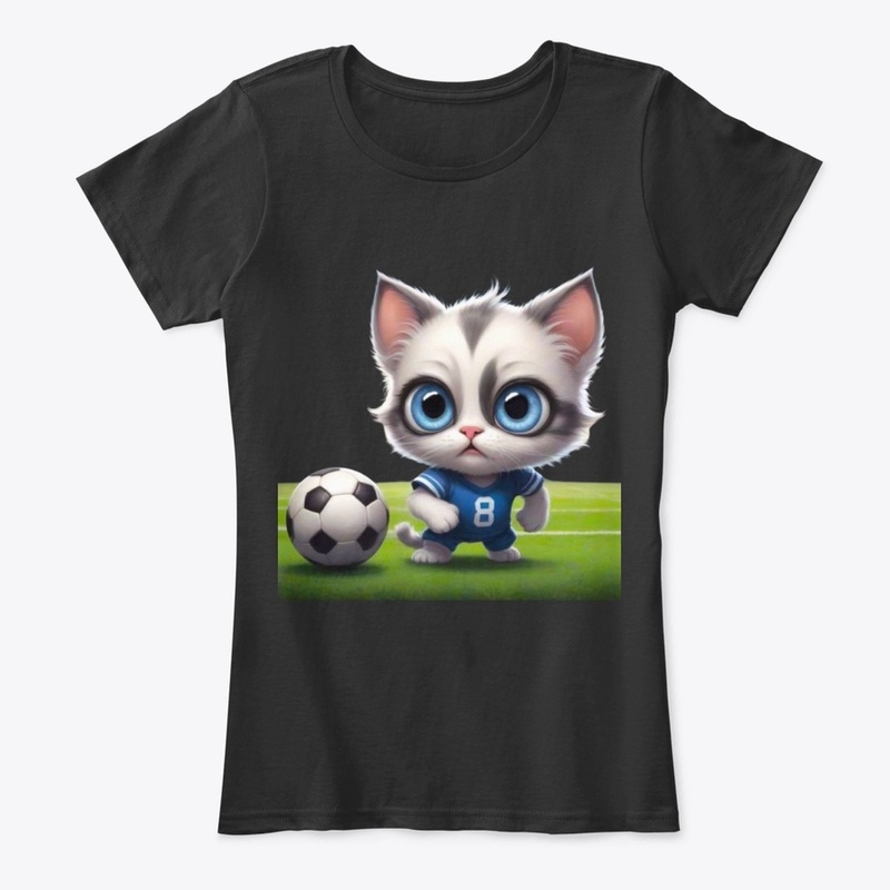 Purr-Fect Goal: Cat FIFA Tee 2024