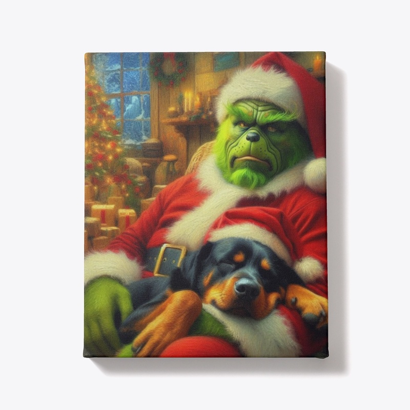 Rottweiler Christmas Eve