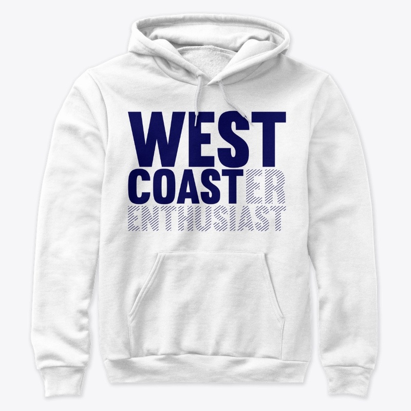 West Coaster Enthusiast  Navy Blue Print