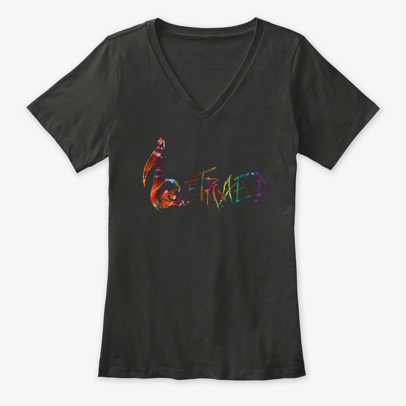 Tyedye logo on black