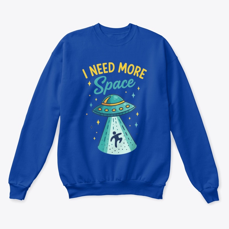 "I Need More Space" UFO Graphic Tee