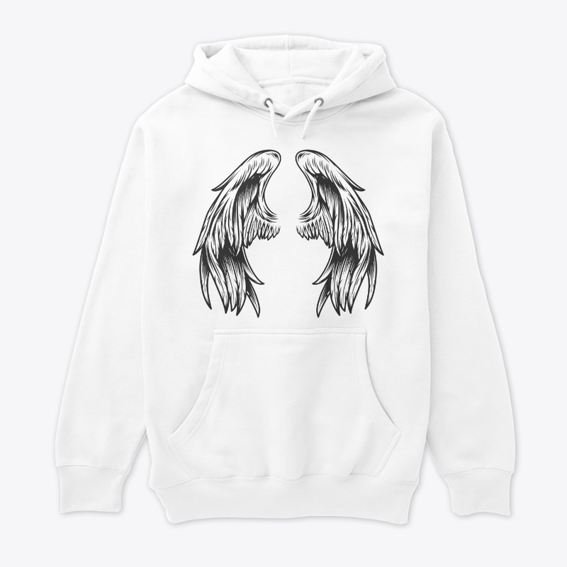 Wings on t-shirt