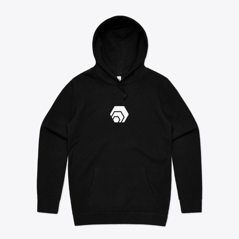OUR HEX CRYPTO WHITE ON BLACK MERCH!