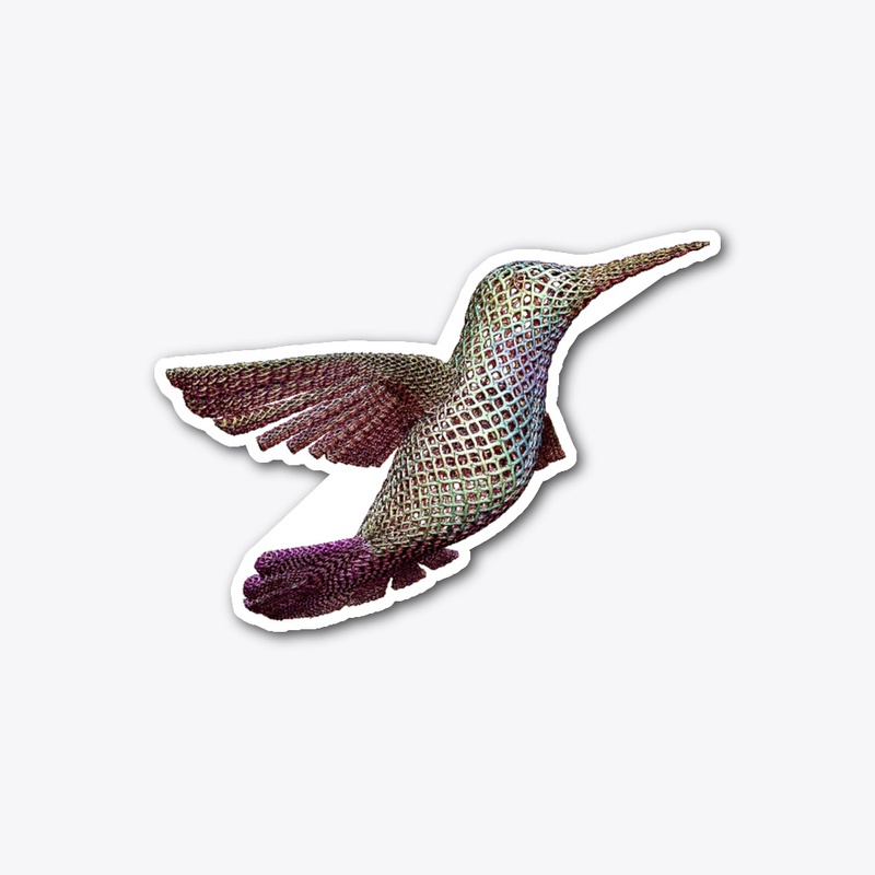 3D woven Hummingbird stylized