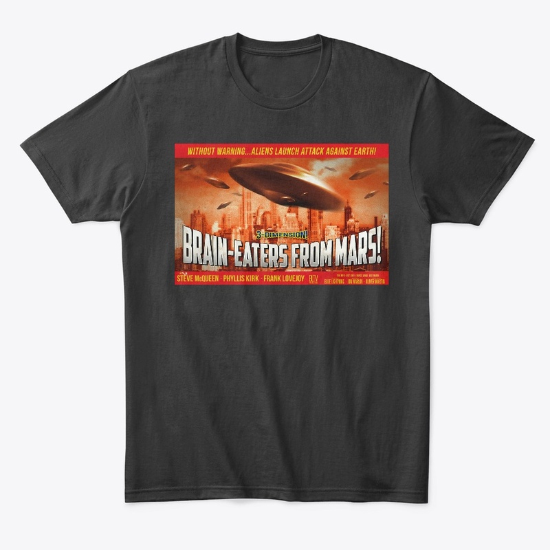 Brain-Eaters from Mars Retro Poster II