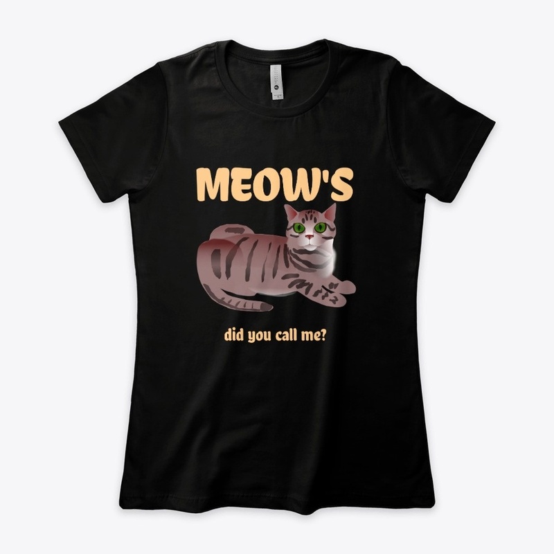 tabby cat t-shirt for women