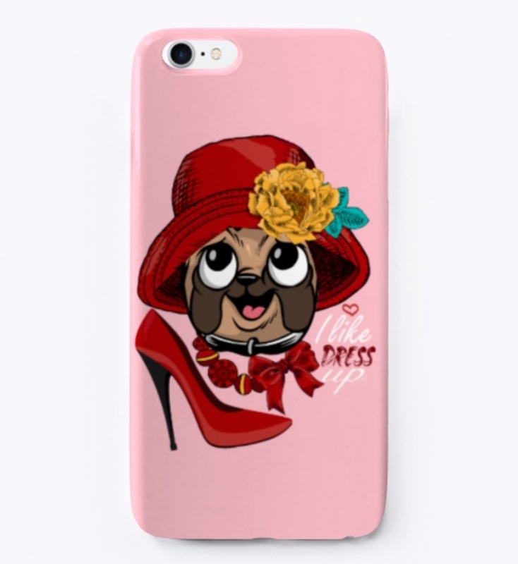 I like dress up | pug | style | love
