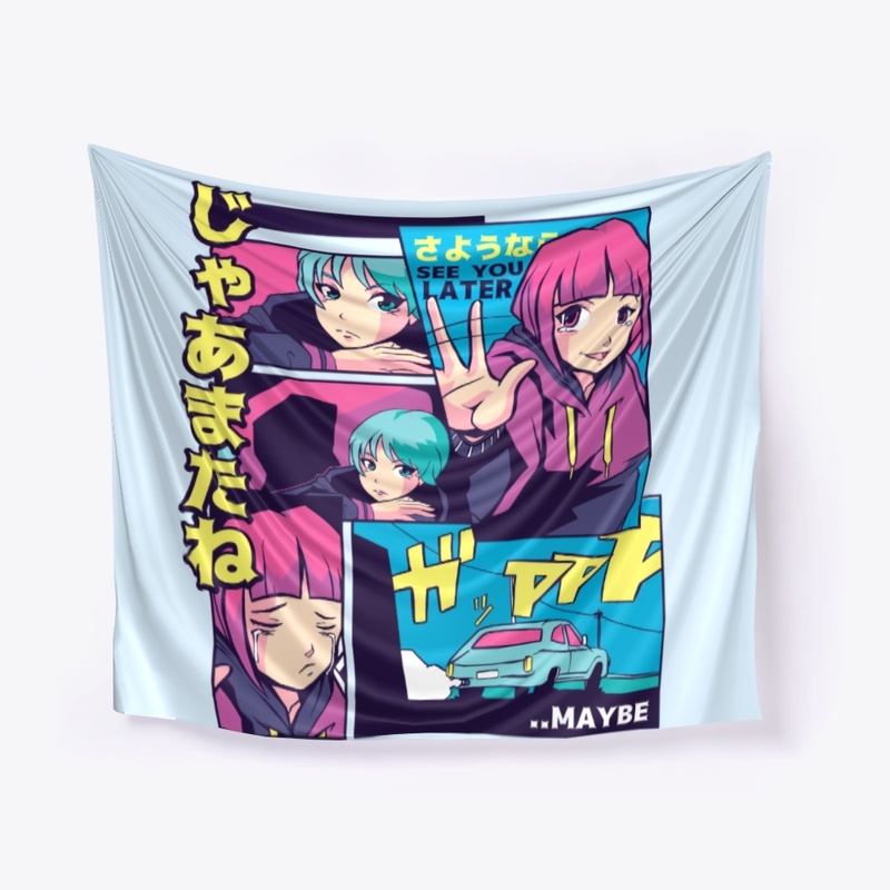 Anime Vaporwave See You Later Maybe