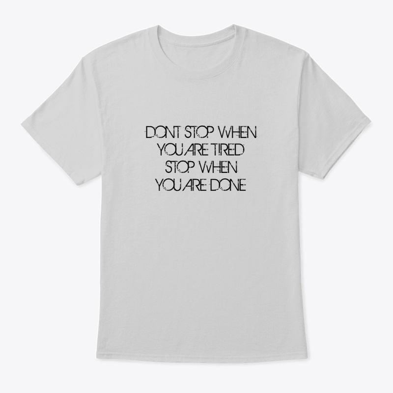STOP WHEN YOU'RE DONE