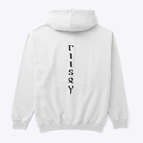 “Atonement” Hoodie  White T-Shirt Back