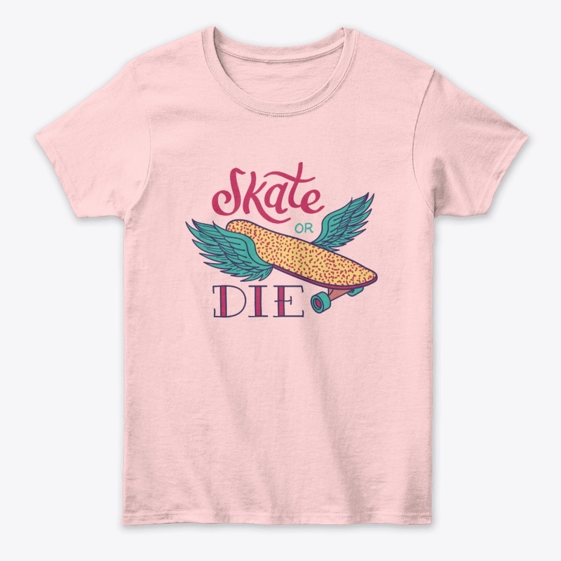 Skate or die Skateboard flying