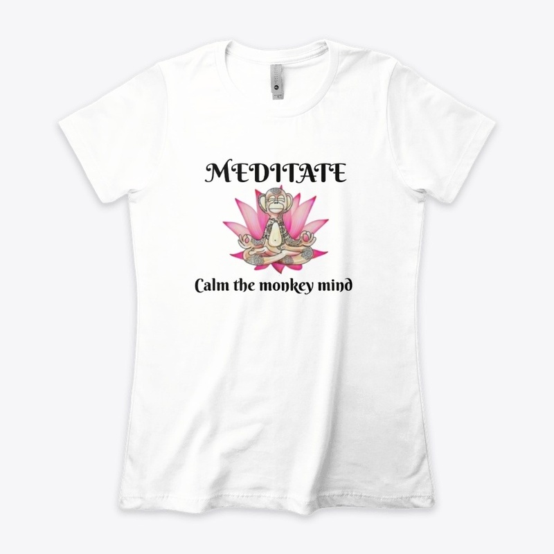 #Meditate calm the monkey mind