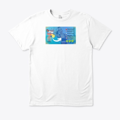 Aquasource Lighten Up White T-Shirt Front