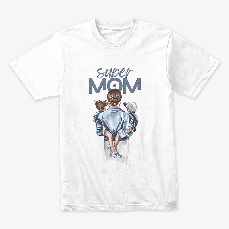 Super Mom Design T-Shirt