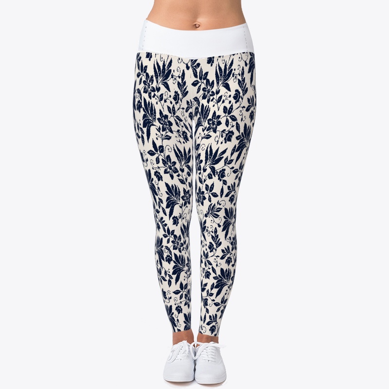 Floral Pattern Leggings 