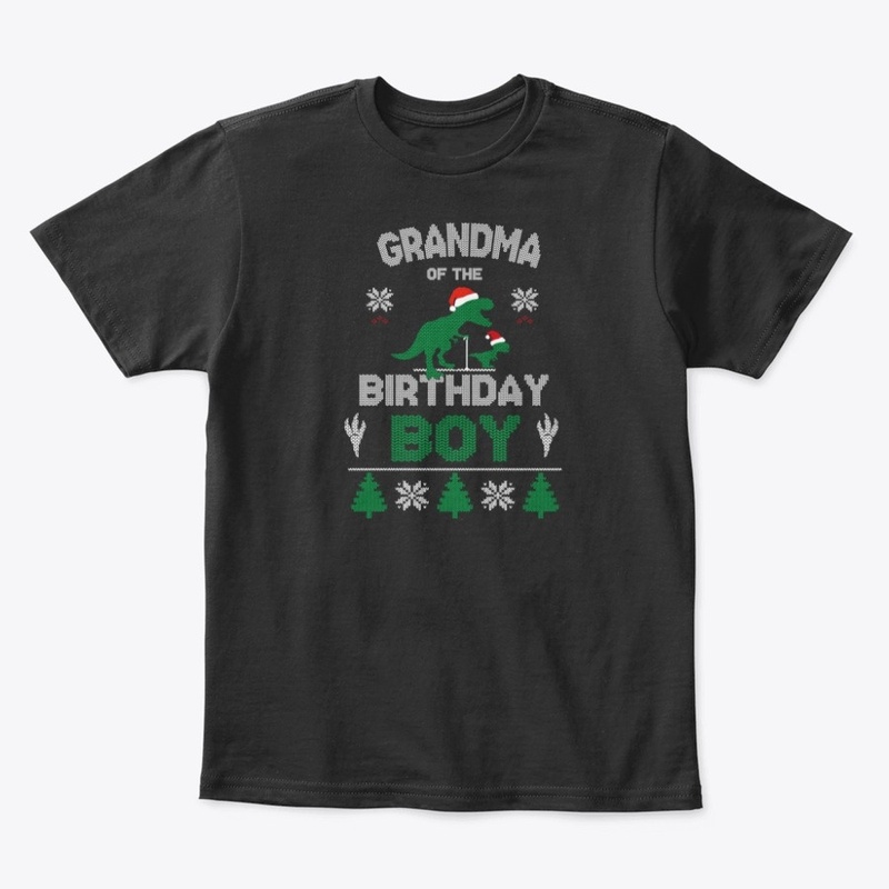 Grandma of the Birthday Boy Matching T-R