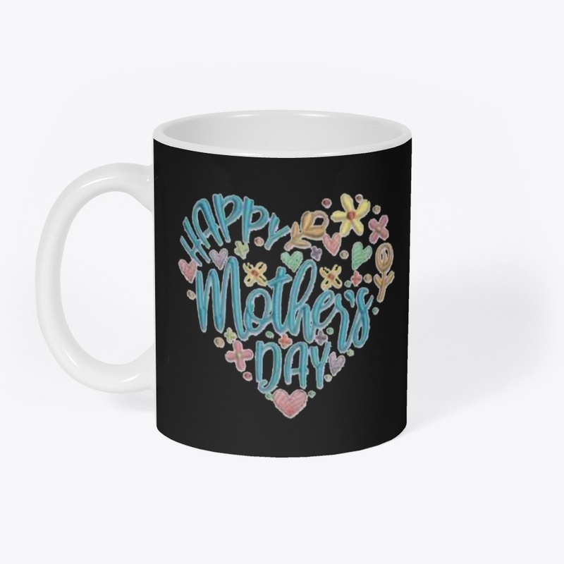 Happy Mother's Day  | hearts and flowers