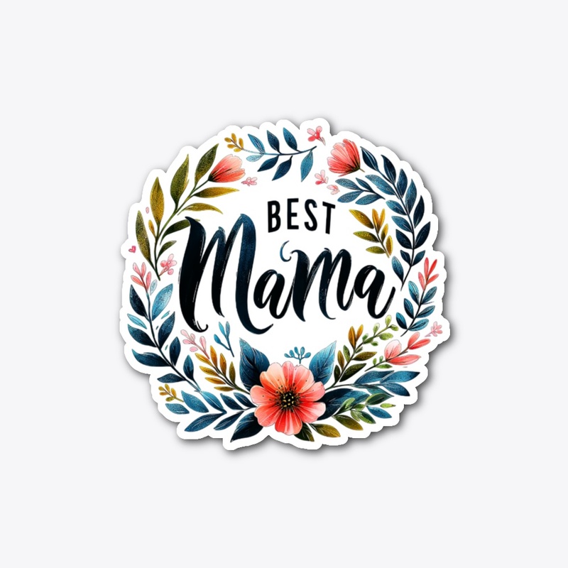 ​Floral Best Mama Wreath