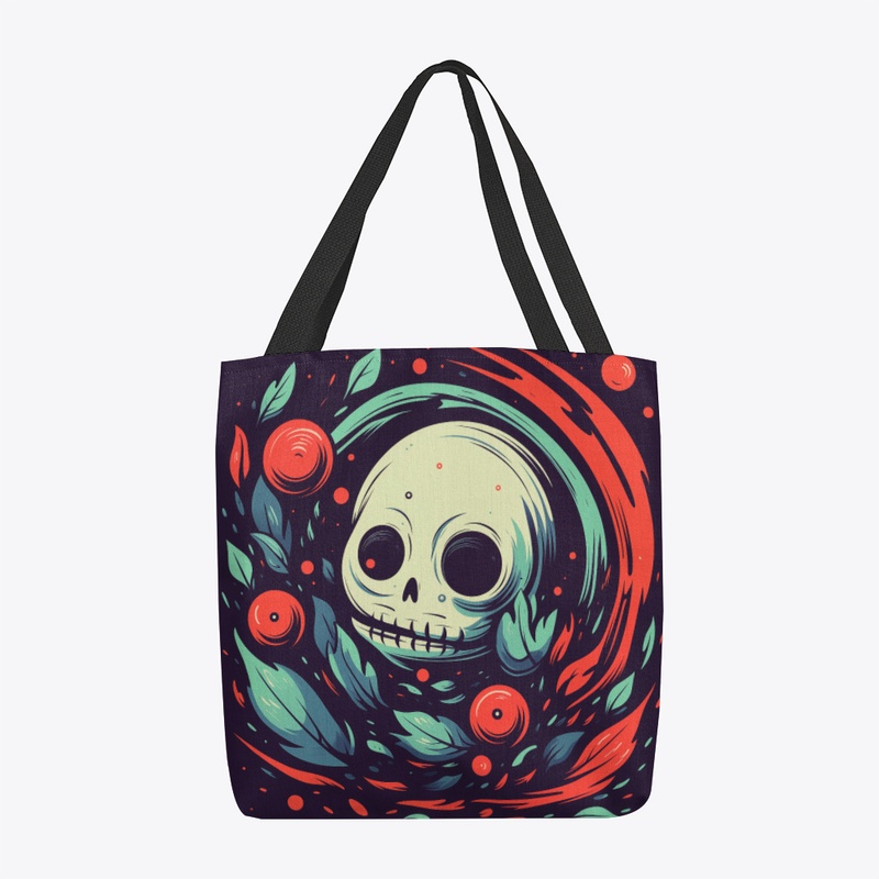 Floral Skull Elegance