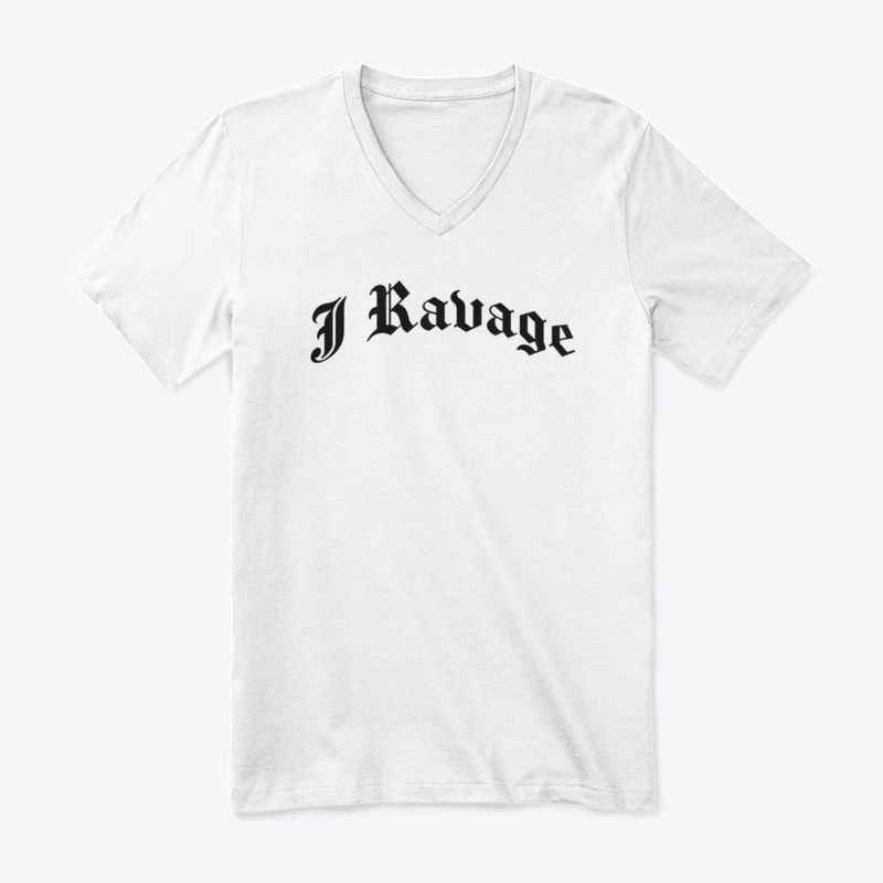 J Ravage Name Text Black