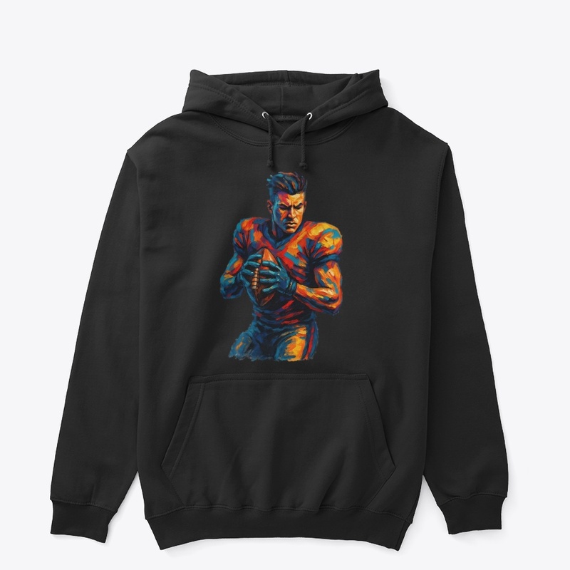 Vibrant Football Warrior Tee