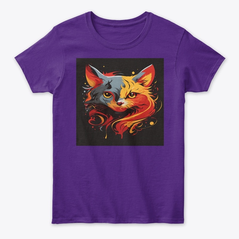 Whimsical Cat: Embrace Minimalist Magic!