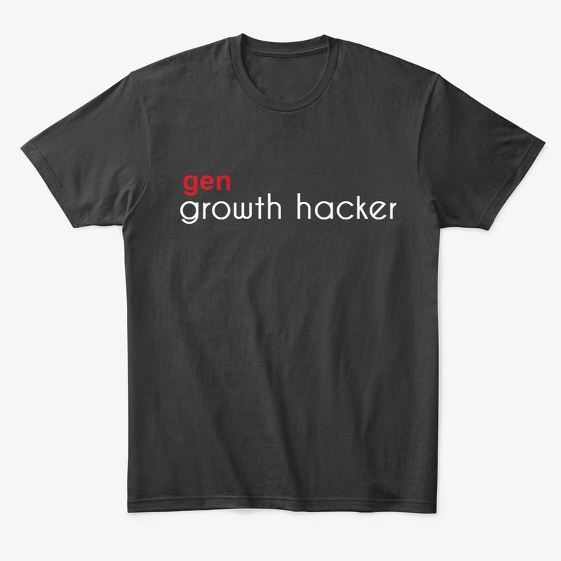 Growth hacker shirt - unisex - gen red