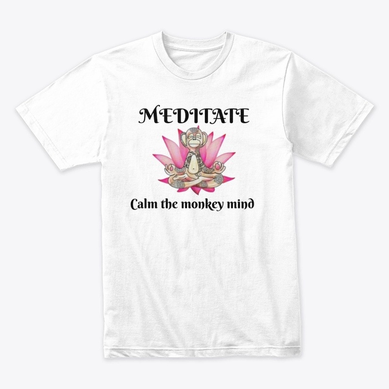 #Meditate calm the monkey mind