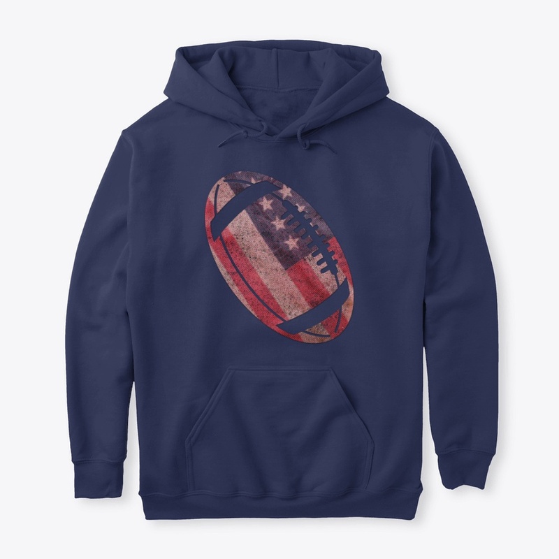 American Football US Flag Patriotic Gift