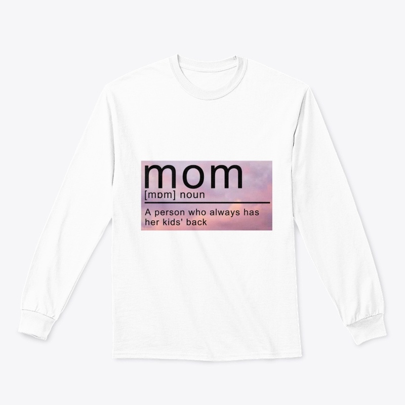 Mom - Definition on Sky Background